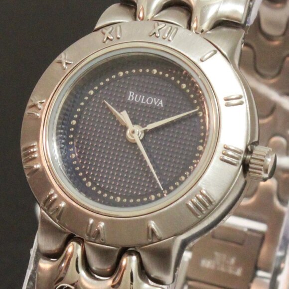 Bulova Contemporary Casual Watch Stainless Case Bracelet Blue Textured Dial 25 main image 4